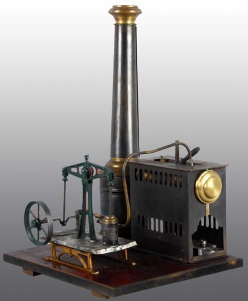 Appraisal: Horizontal Boiler Walking Beam Steam Engine Toy Description German The