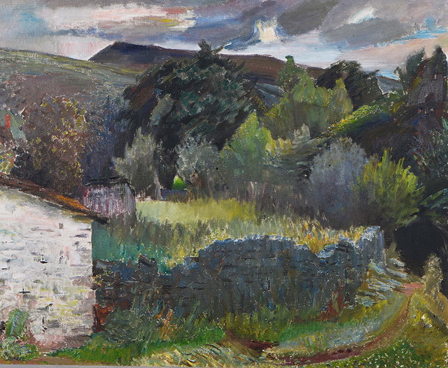 Appraisal: Raymond James Coxon British - Welsh landscapesigned lower left oils