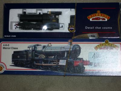 Appraisal: Bachmann Collett goods and B R Manor Class boxed G-F