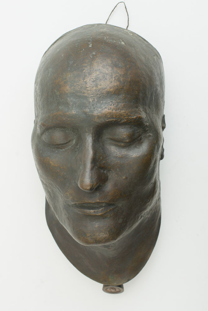 Appraisal: FRANCESCO ANTOMMARCHI c - DEATH MASK OF NAPOLEON Bronze inscribed