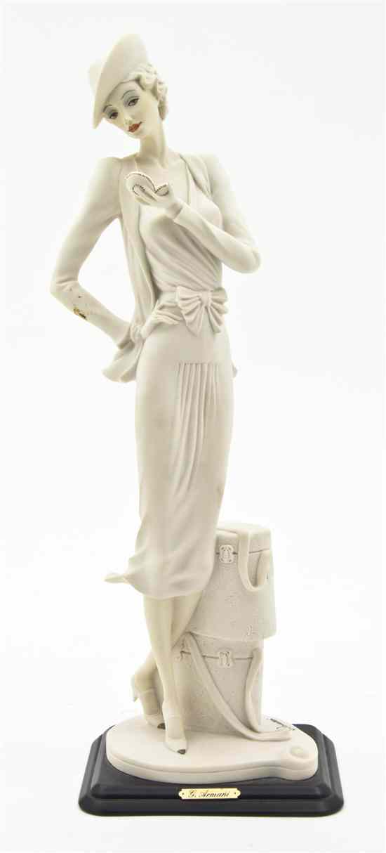 Appraisal: An Italian Bisque Porcelain Figure Giuseppe Armani depicting a lady