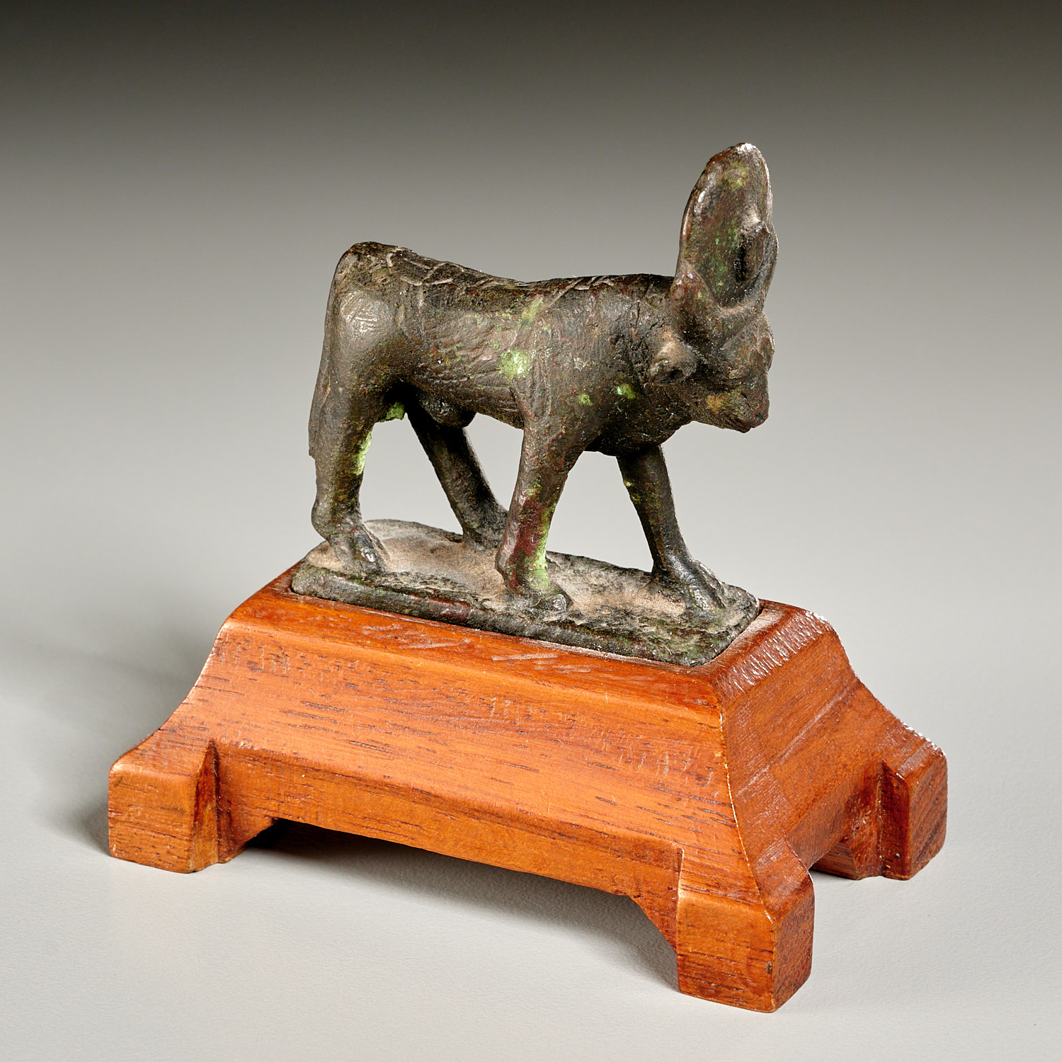 Appraisal: EGYPTIAN BRONZE APIS BULL Late Period c - BCE cast