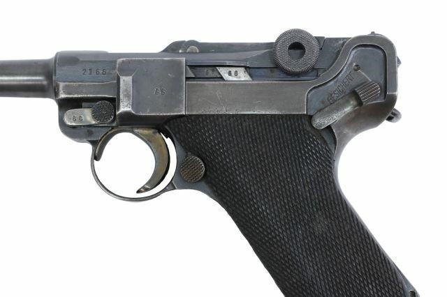 Appraisal: German Parabellum Luger pistol Model P dated mm caliber barrel