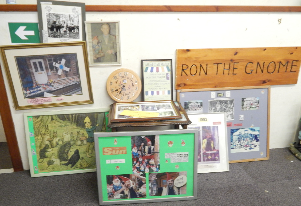 Appraisal: A collection of memorabilia relating to Ronald Broomfield Ron the