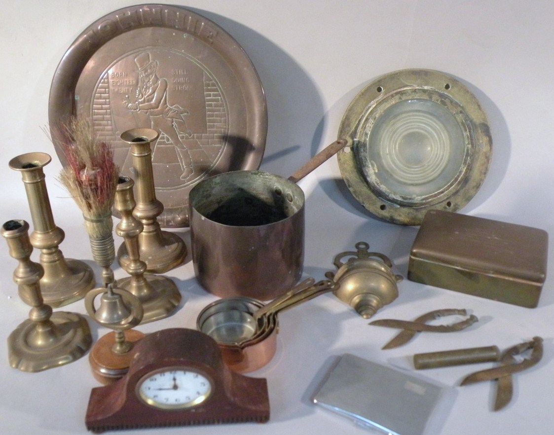 Appraisal: Various thC and later copper brass and collectables to include