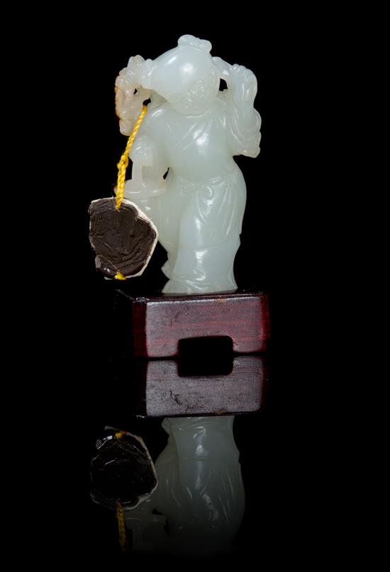 Appraisal: Sale Lot A Carved Jade Toggle of a pale celadon