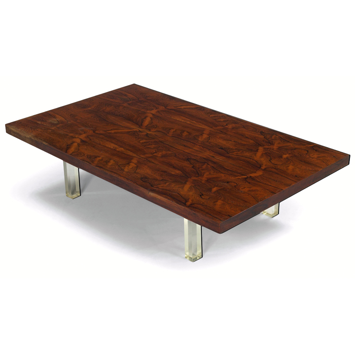 Appraisal: Milo Baughman coffee table