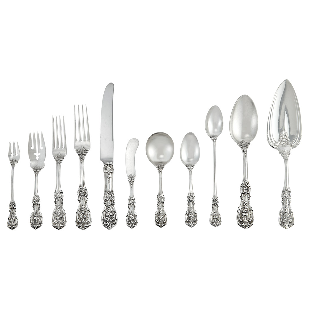 Appraisal: Reed Barton Sterling Silver Flatware Service In the Francis st