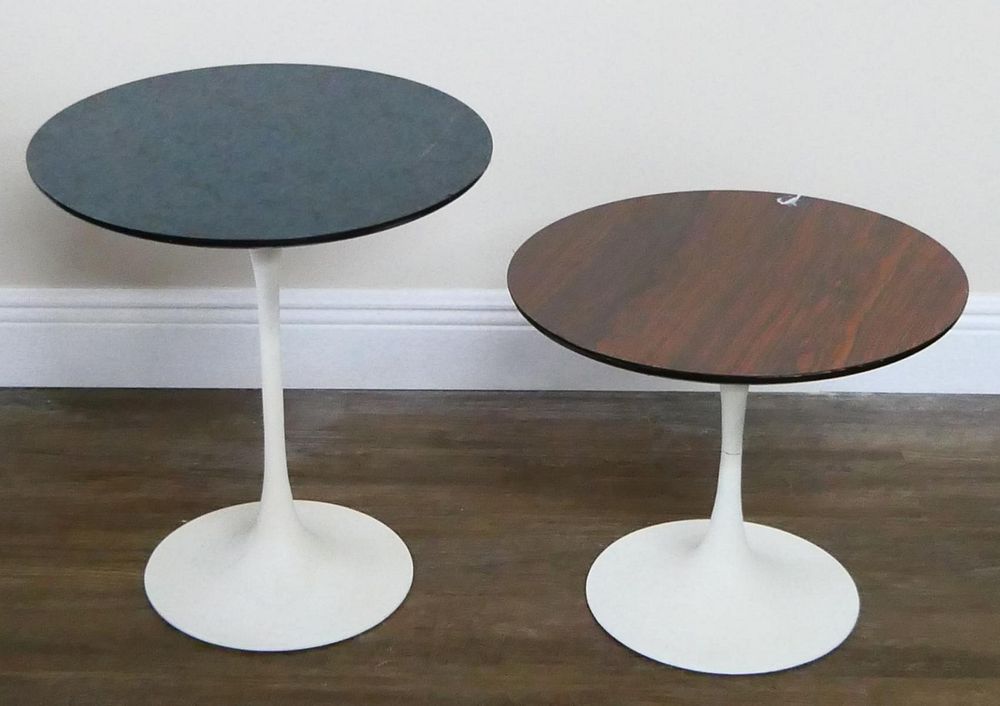 Appraisal: HERMAN MILLER MID CENTURY MODERN SIDE TABLES A set of