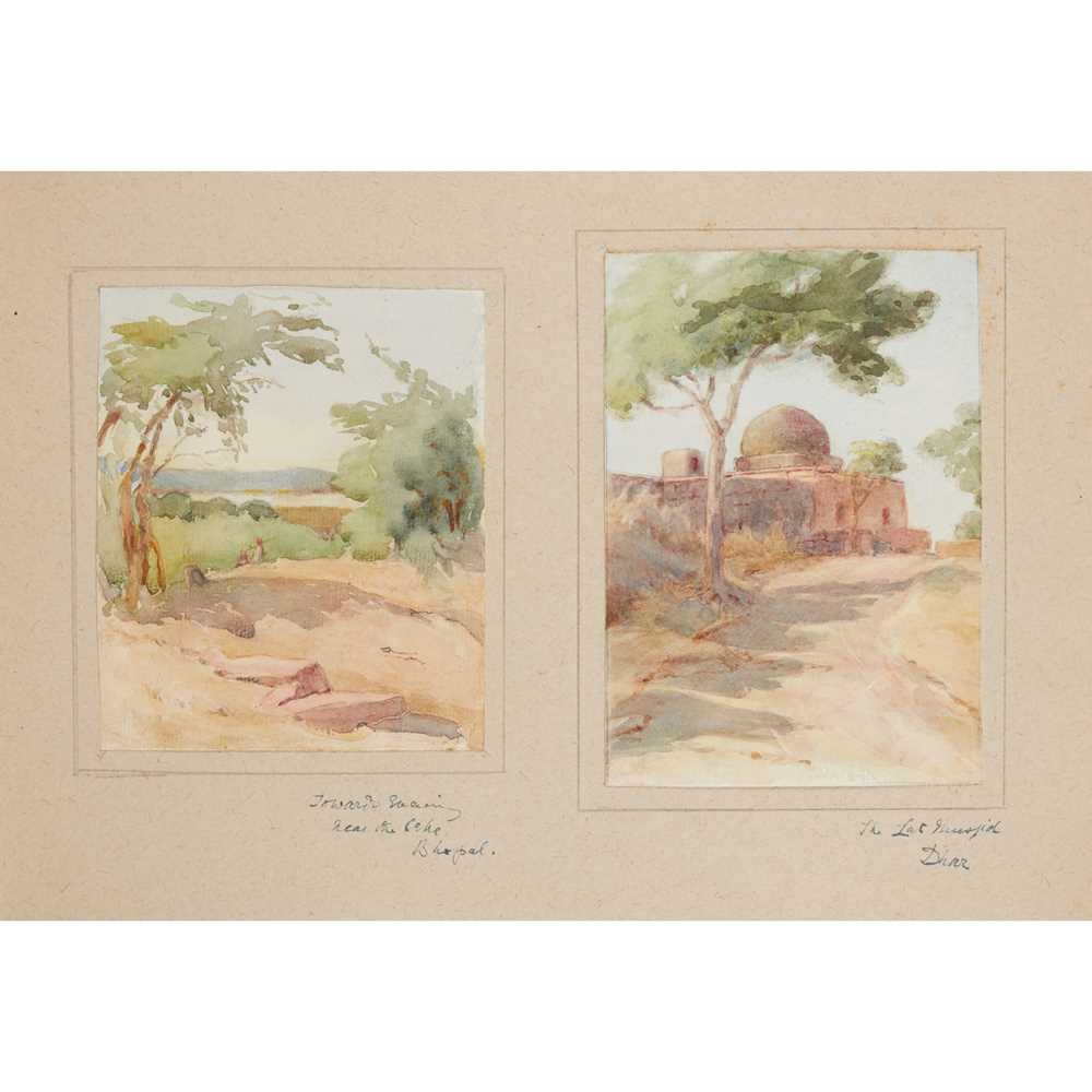 Appraisal: JACOB VIOLET TOPOGRAPHICAL SKETCHES AND WATERCOLOURS ALBUMS album of pencil