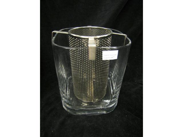 Appraisal: Crystal Wine Cooler with collar insert