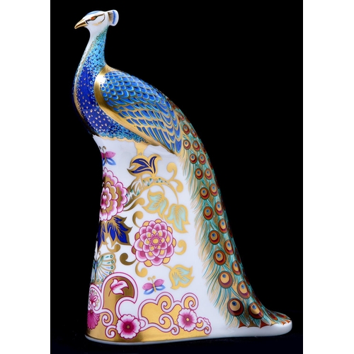 Appraisal: A Royal Crown Derby Derby Peacock paperweight Designers' Choice Collection