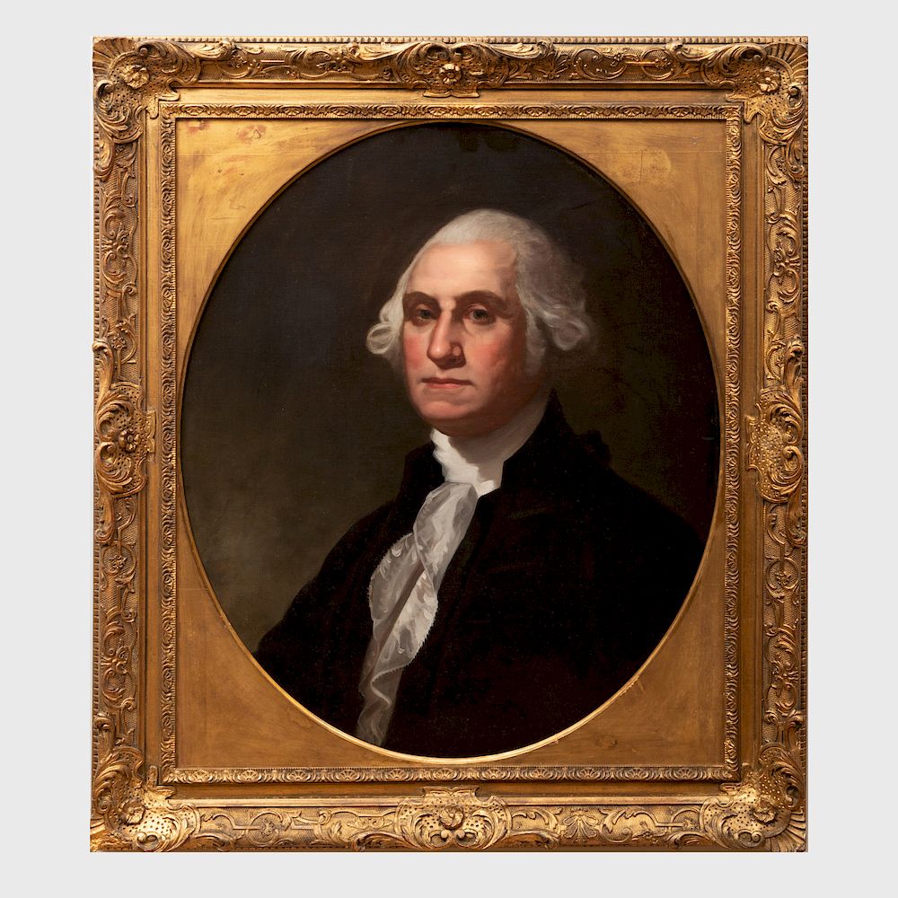 Appraisal: After Gilbert Stuart - Portrait of George Washington Oil on