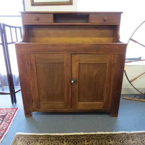 Appraisal: th Century Dry Sink two drawers andcompartment above double doors