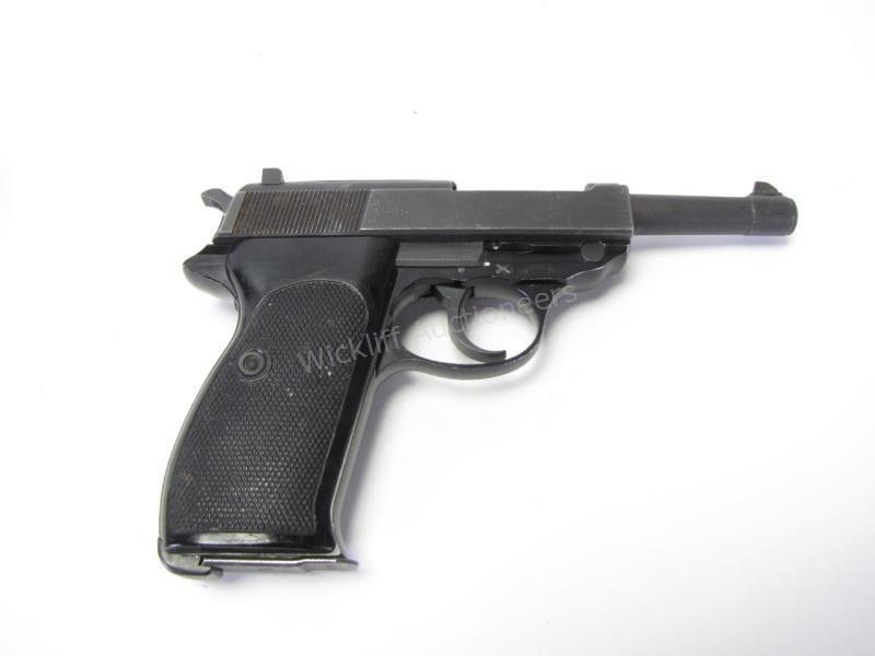 Appraisal: Walther P Semi Auto Pistol-Commercial Walther P Matte round barrel