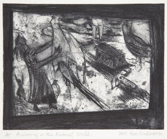 Appraisal: Evie LindemannAnchoring in the Natural World Etching signed titled and