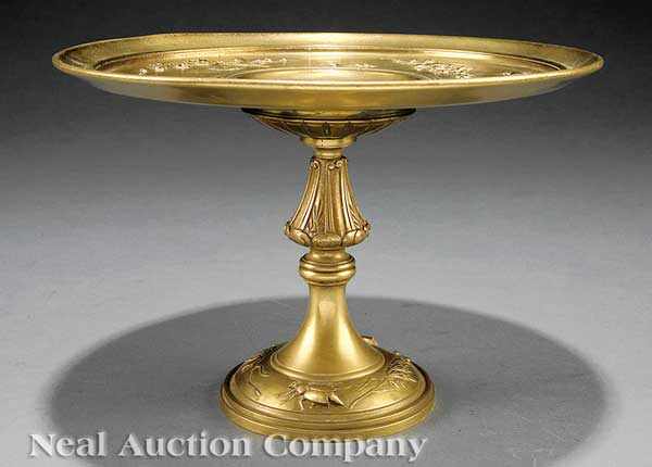 Appraisal: An Antique Continental Cast Brass Tazza c the well and