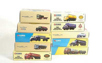 Appraisal: Corgi th scale Commercials - to include white Petrol Tanker