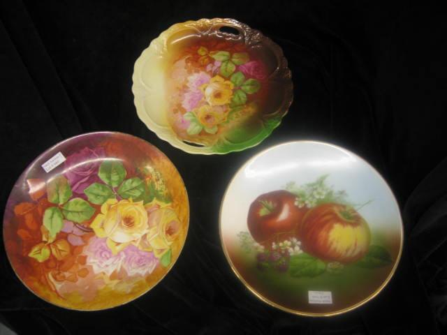 Appraisal: Victorian Plates fruit floral designs