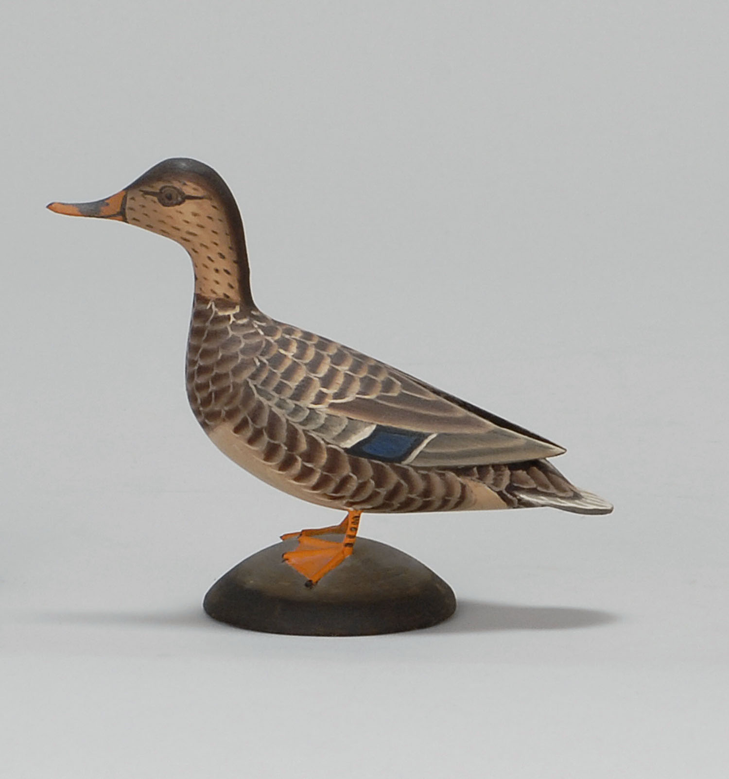 Appraisal: MINIATURE MALLARD HEN By James Lapham of Dennis Port Massachusetts