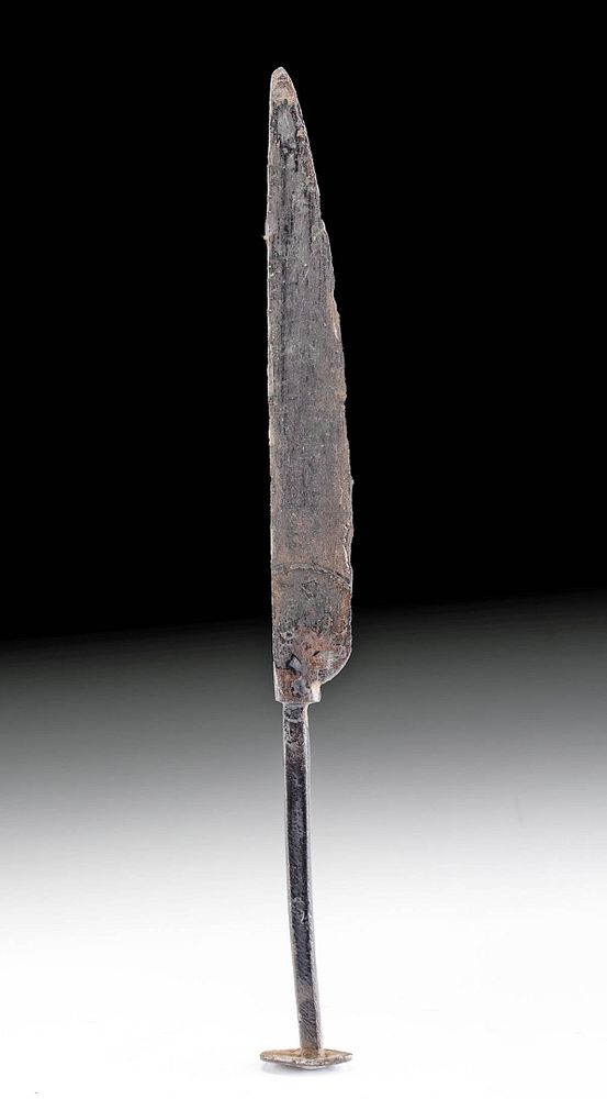 Appraisal: th C English Iron Knife Blade Northern Europe England ca