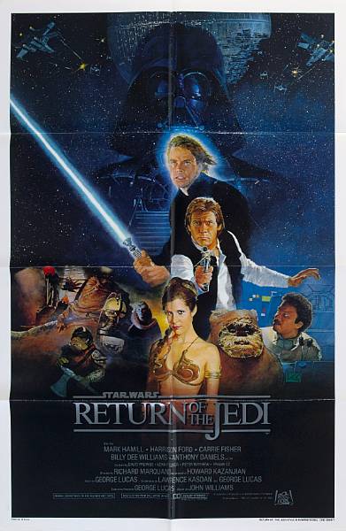 Appraisal: Return of the Jedi th Century Fox one-sheet international style