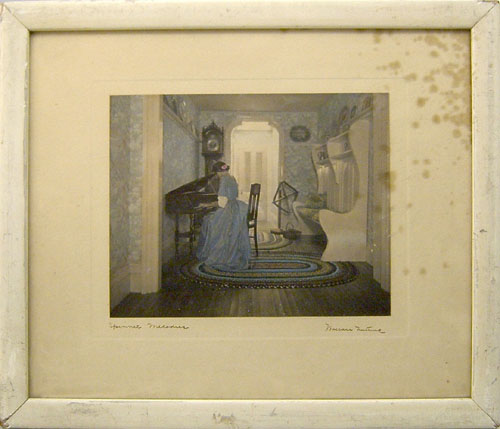 Appraisal: Two Wallace Nutting interior scenes x