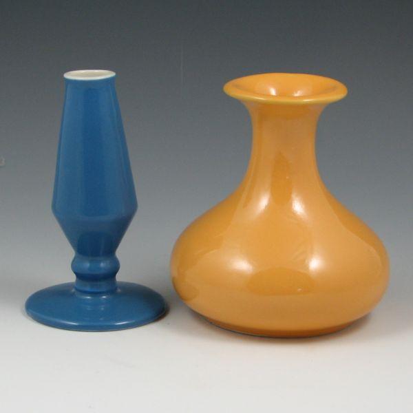 Appraisal: Two Hall vases including a vase in blue and a