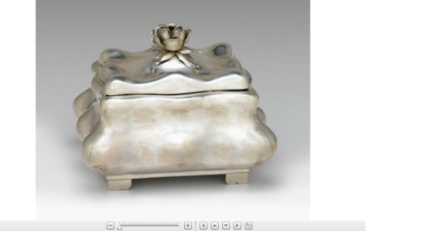 Appraisal: Austro-Hungarian silver casket early th century