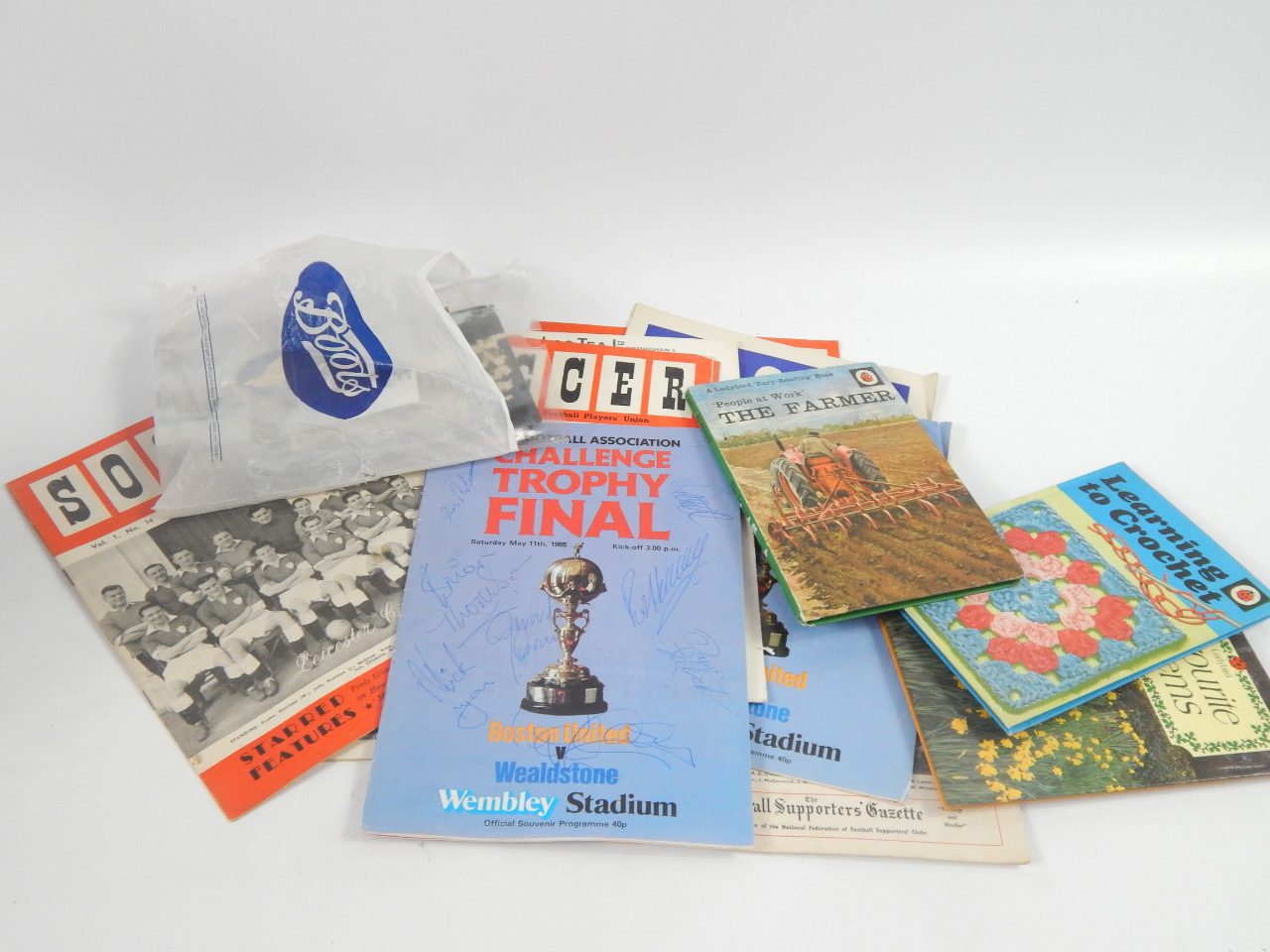 Appraisal: A collection of sport programmes and publications and including Boston