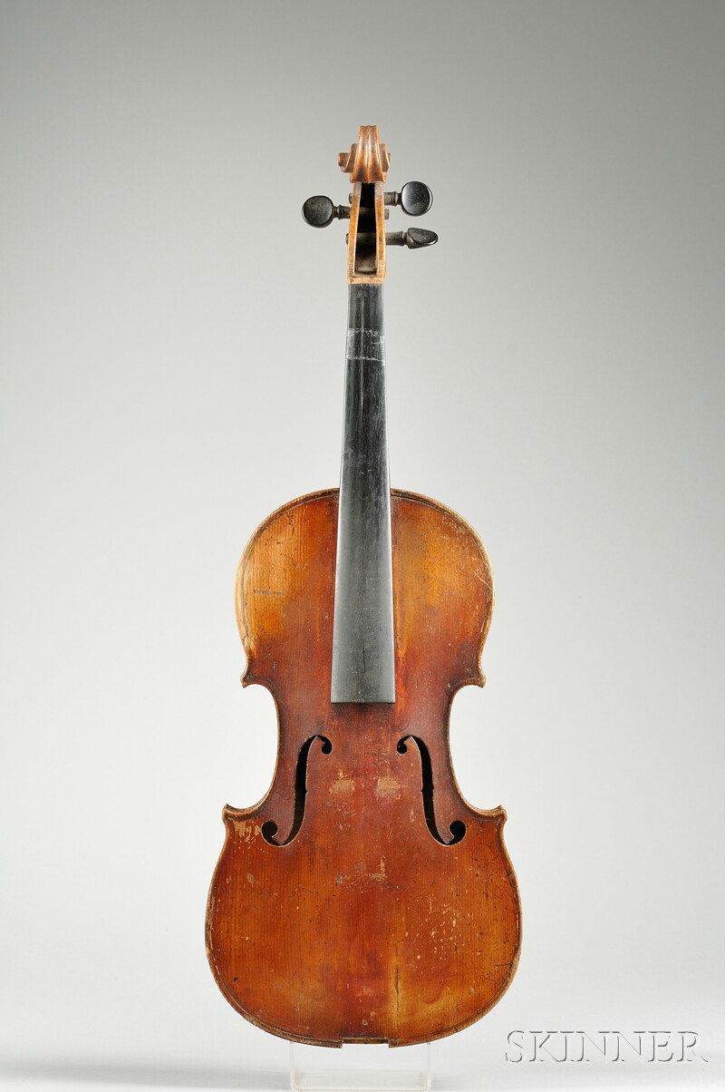 Appraisal: French Violin c Grandjon School lableled STRADIVARIUS length of back