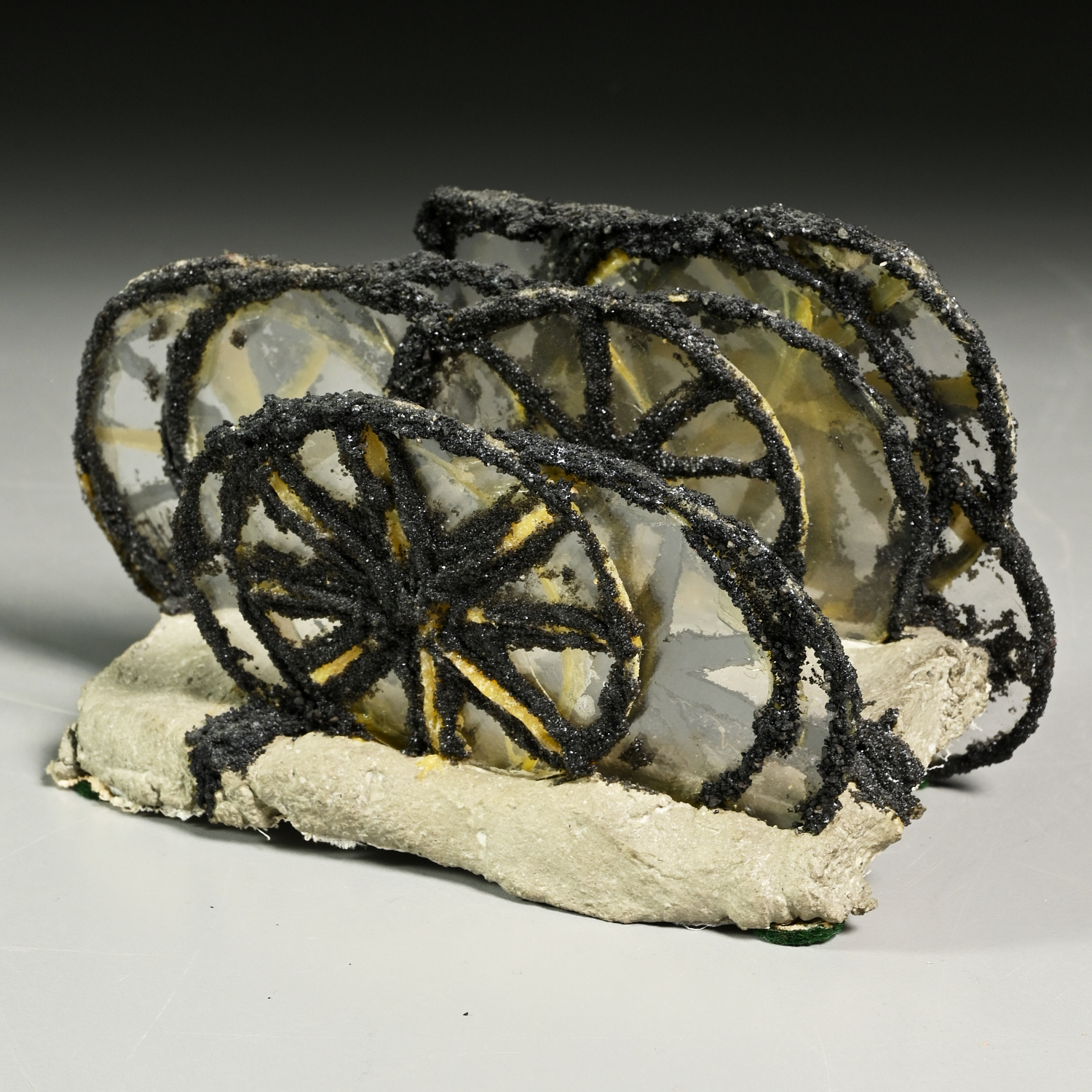 Appraisal: KOSTA ALEX ATTRIB MIXED MEDIA SCULPTURE Attributed to Kostas Alexopoulos