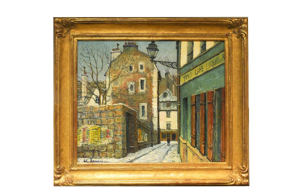 Appraisal: ALOIS LECOQUE RUE ST JULIEN LE PAUVRE PARISoil on board