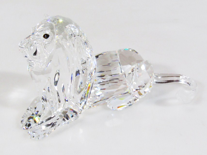 Appraisal: A Swarovski Crystal Annual Edition Inspiration Africa figure The Lion