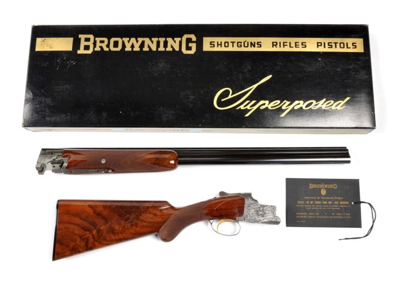 Appraisal: Belgium Browning Superposed G O U Shotgun Serial This Diana