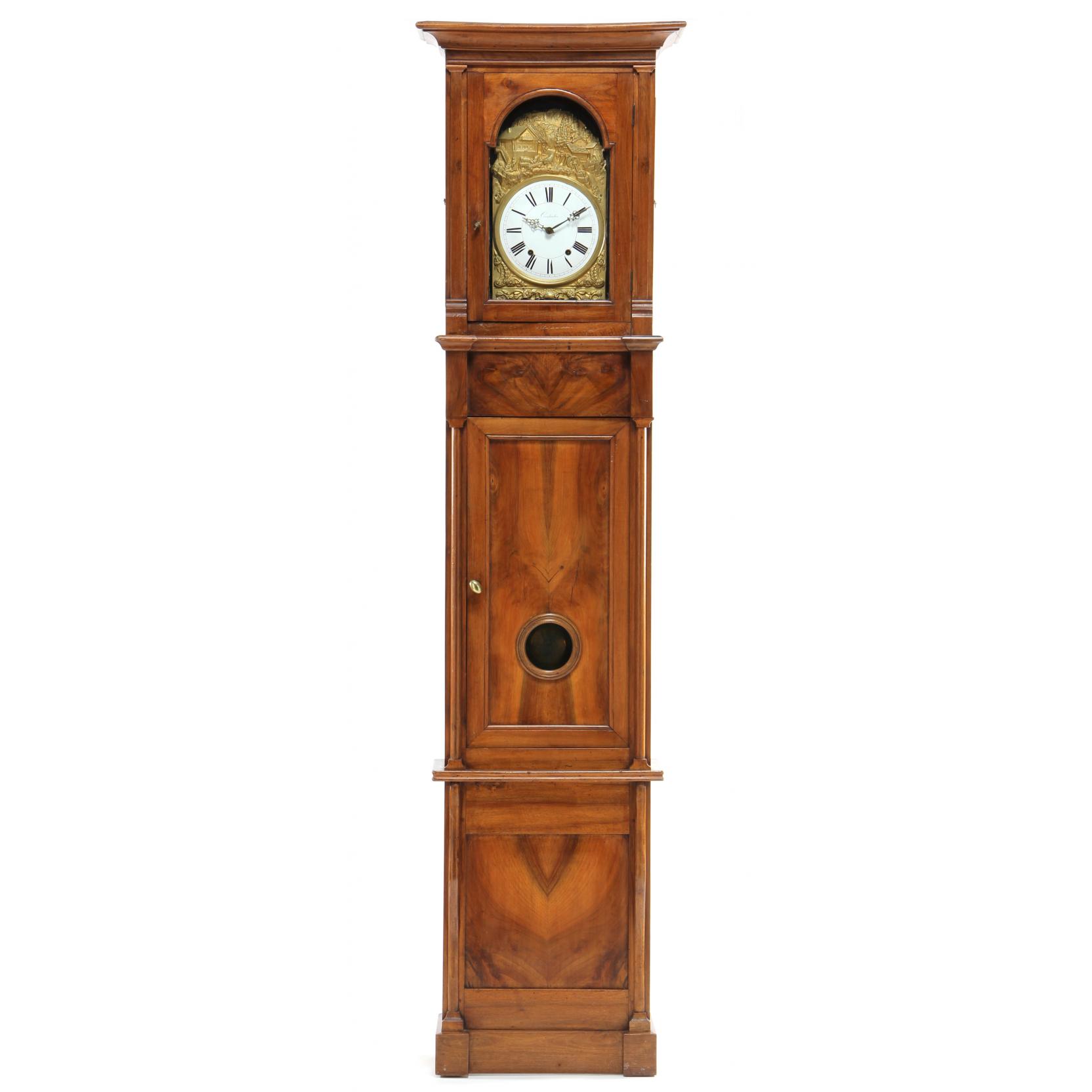 Appraisal: French Constantin Tall Case Clock first half of the th