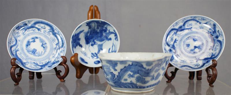 Appraisal: Lot of th th c Chinese export porcelain pieces including