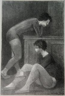 Appraisal: Raphael Soyer lithograph Raphael Soyer American - - ''Dancers'' Cole