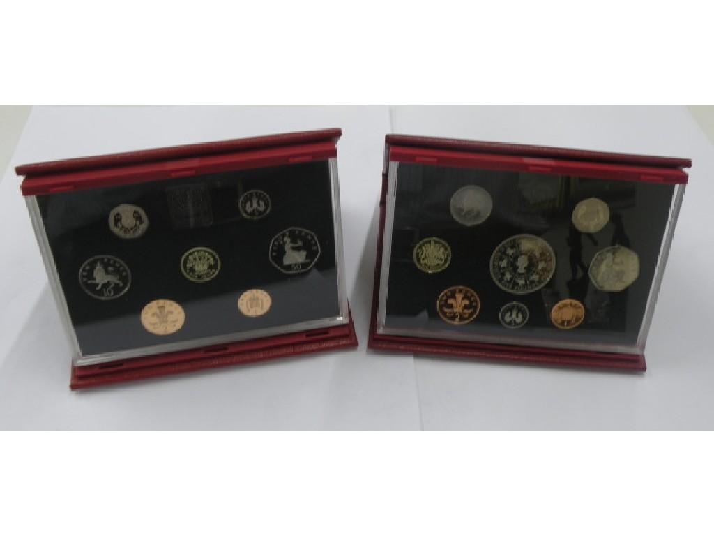 Appraisal: A proof coin collection and a proof coin collection