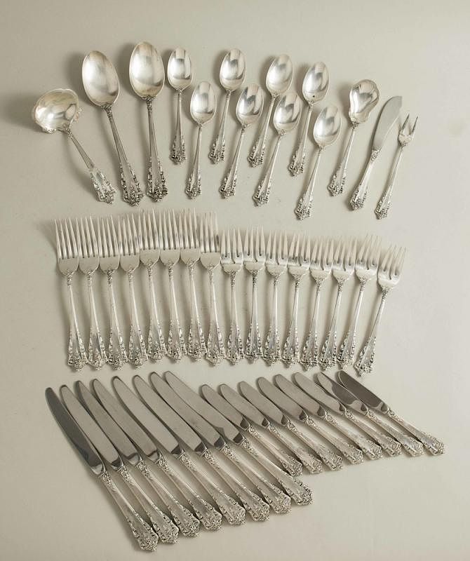 Appraisal: -Piece Lunt Sterling Silver Flatware piece Lunt sterling silver flatware