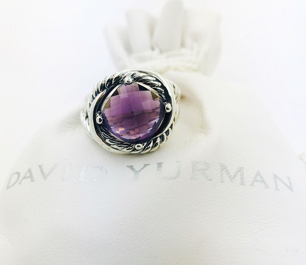 Appraisal: David Yurman Infinity Amethyst Ring Sz David Yurman Infinity Ring