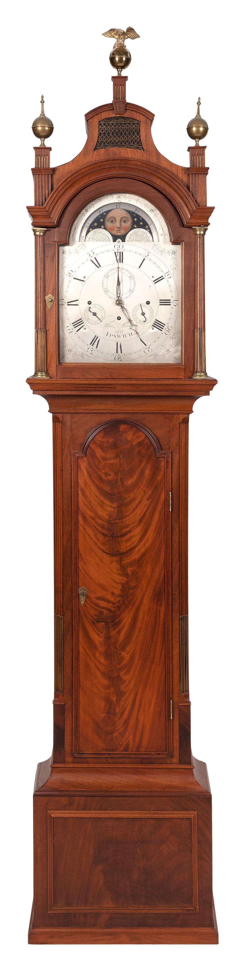 Appraisal: TALL-CASE CLOCK BY THOMAS READ IPSWICH ENGLAND FIRST HALF OF