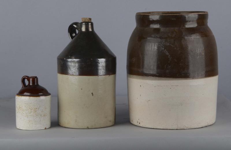 Appraisal: Lot of Stoneware Jugs and a Crock Including - Stoneware