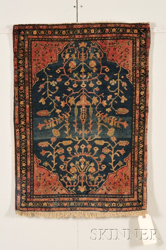 Appraisal: Tabriz Mat Northwest Persia late th century edge curling slight