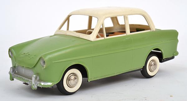 Appraisal: ARNOLD FRICTION POWERED DAF GERMAN TWO-TONE GREEN AND WHITE PLASTIC