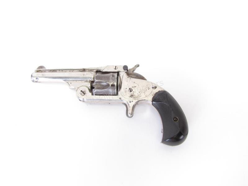 Appraisal: Smith Wesson Frame Break Top Revolver-Nickel Plated round ribbed barrel