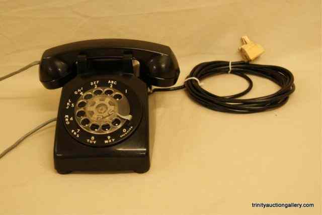 Appraisal: Western Electric Radial Dial TelephoneHas been converted with modern plug