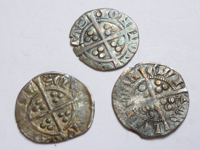 Appraisal: TWO EDWARD I PENNIES OF LONDON about fine and Edward