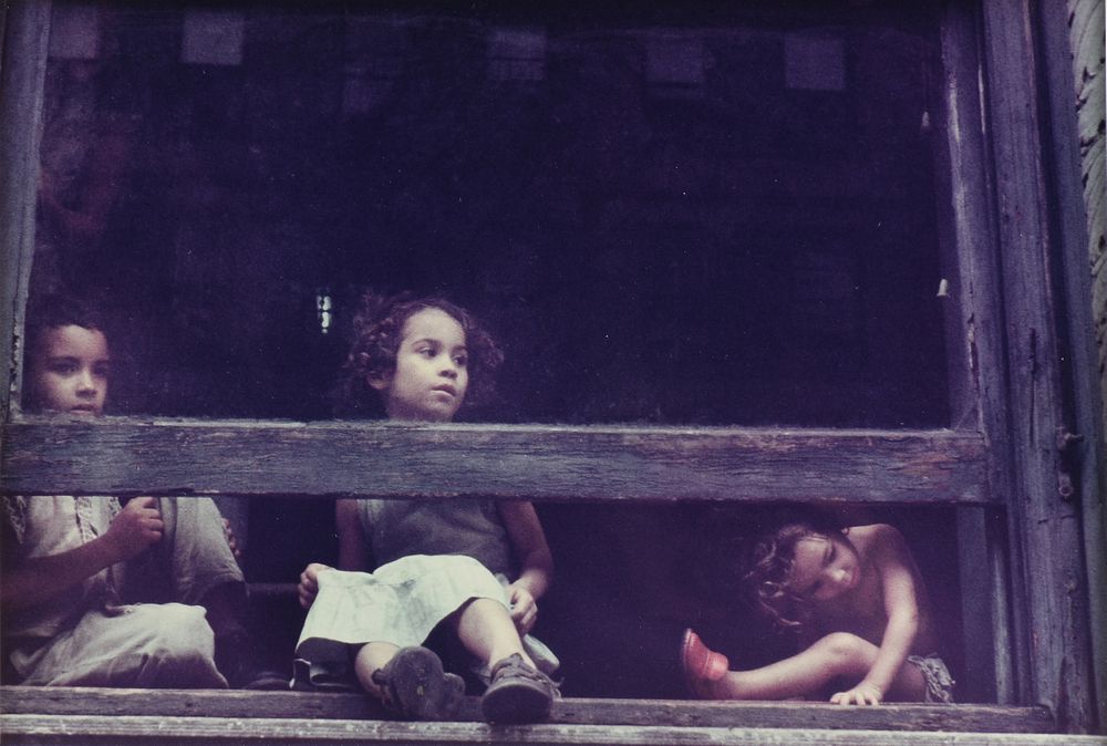 Appraisal: HELEN LEVITT American - A PHOTOGRAPH Three Children at Windsor