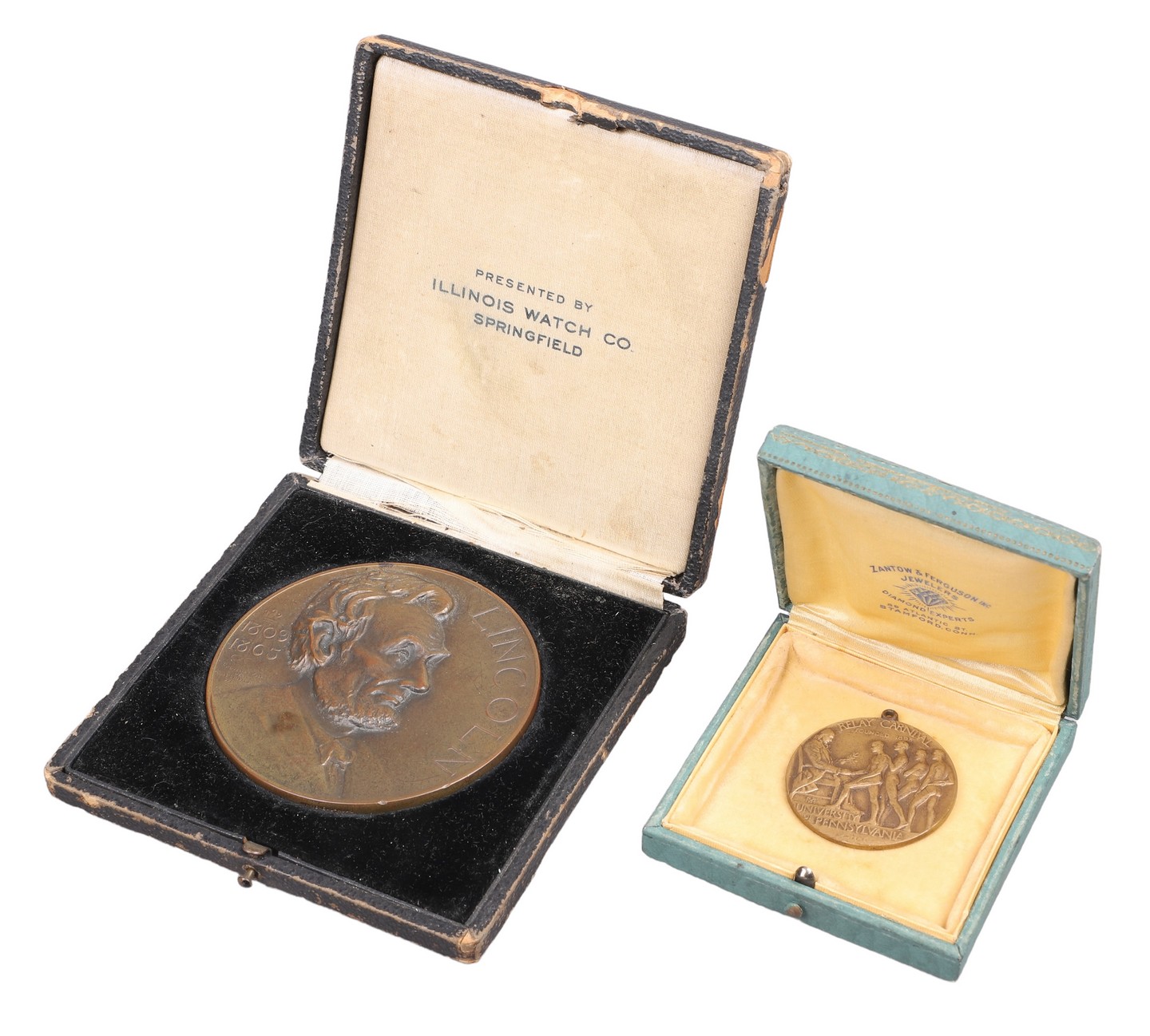 Appraisal: Bronze medals to include University of Pennsylvania Relay Carnival bronze